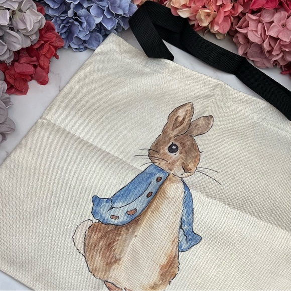 Eco-Friendly Peter Rabbit Bunny Folding Tote Bag - Picture 9 of 16